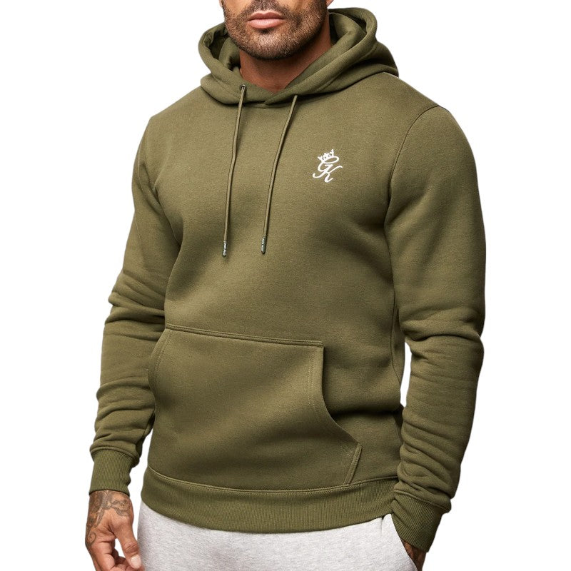 Gym King Mens Full Tracksuits Bottom Set Pullover Hoodie Sweatshirt Gym Joggers