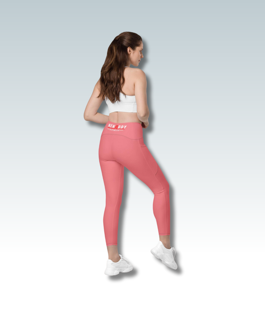 Leggings with pockets - Pink