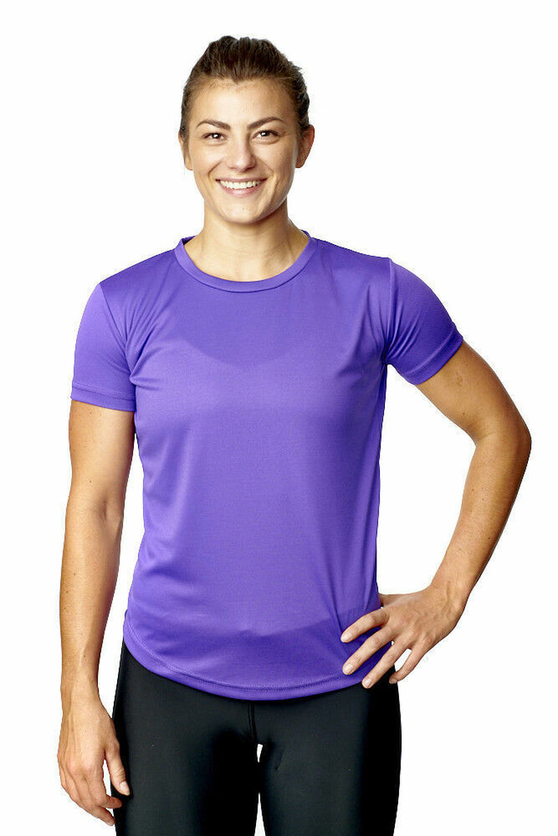 Athletic Sportswear Ladies T-Shirts Sports Gym Running Tops Fitness Yoga Shirts