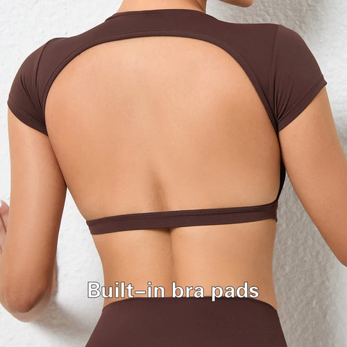 Customizable Workout Sportswear Backless Yoga