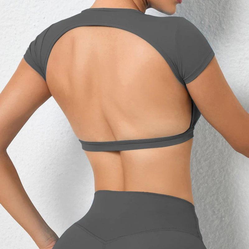 Customizable Workout Sportswear Backless Yoga